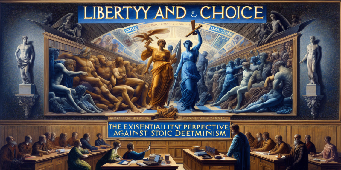 Freedom and Choice: The Existentialist Perspective Against Stoic Determinism